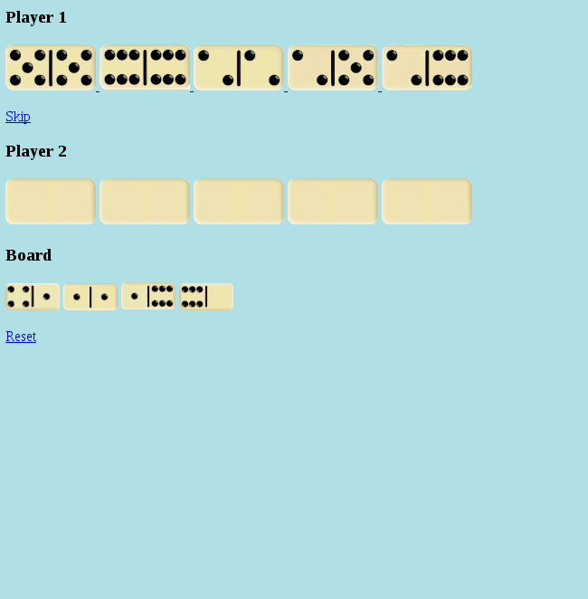 Screenshot of dominoes